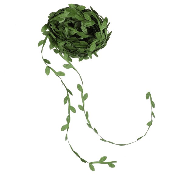 20 Yards Artificial Green Leaf Vine Garland for Home Decoration, Crafts, Reusable Fabric Faux Foliage