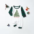 thumbnail image 5 of Penkiiy Family Christmas Pjs Matching Sets Matching Family Sets Christmas Casual Printed Jumpsuit Romper Home Wear Green Christmas Pajamas 3-6 Months, 5 of 6
