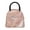 Black, variant on Defioc Rose Gold Glitter Splatter Print LunchBag for Women and Men - Leakproof Cooler Tote Bag Organizer - Reusable Lunch Box for Office/Picnic/Hiking/Beach