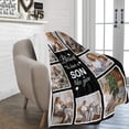 thumbnail image 3 of Customize Blankets with Photos,Made in USA, Shipped in 48 Hours, Customized Picture Blankets for Mom Dad Grandma Grandpa Daughter, 3 of 6