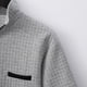 thumbnail image 5 of Blusa y camisa de cuello alto de manga corta para hombre, blusa informal de verano a la moda de color liso con cuello alto y cremallera, blusa/camiseta para hombre., 5 of 8
