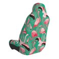 thumbnail image 2 of Balery Tropical Flamingo Pattern Car Seat Cover - Soft & Breathable Front Premium Covers with Non-Slip Protector Fits Most Automotive, Vans, SUVs, Trucks - 1 Unit, 2 of 5