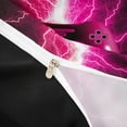 thumbnail image 5 of meiyoeat Neon Lightning Gamer Twin Bedding for Teens Boys, Electric Pink Gaming Duvet Cover Set, Black Reversible 2pcs, 1 Duvet Cover and 1 Pillowcase, 5 of 7