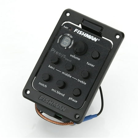 Multitrust Acoustic Guitar Preamp Piezo Pickup EQ Equalizer Uner Mic Presys