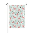 thumbnail image 5 of Sigee Cute Flamingo for Live Happy Decorative Small Garden Flag,Double Sided Yard Flags Holiday Garden Flags for All Seasons, 5 of 9