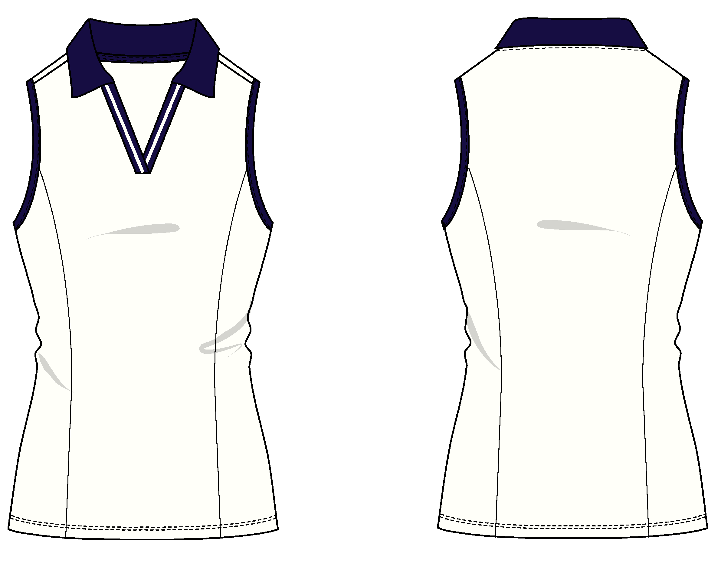 Ben Hogan Women's Performance V-Neck Sleeveless Golf Polo Shirt, Sizes XS-XXL