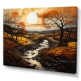 thumbnail image 2 of Designart "Old Bridge Countryside painting IV" Landscapes Wall Decor, 2 of 5