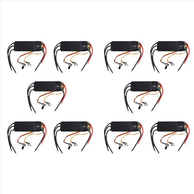 10X DC6-24V 1000W BLDC 3 Fase DC Motor Sin Escobillas Controlador Hallless DC Motor Drive Board Controlador de Velocidad Regulador
