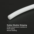thumbnail image 3 of Uxcell 5m Silicone Foam Strip Solid Rod Window Sealing Strip 10mm Rubber Weather Stripping for Car Door Window, 3 of 6