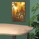 thumbnail image 4 of Lámpara de mesa de noche de madera creativa para Eid, decoración de mesilla de noche, artesanía musulmana, blanco cálido estilo 6, 4 of 9