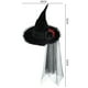 thumbnail image 3 of Halloween Witch Mask With Hat Long Hair Grimace Mask Scary Dance Props, 3 of 9