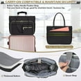 thumbnail image 6 of Teacher Toted Bag Work Laptop Bag with Cup Holder,Nurse Bag Professional Briefcases Business Computer Purses Handbag, 6 of 9