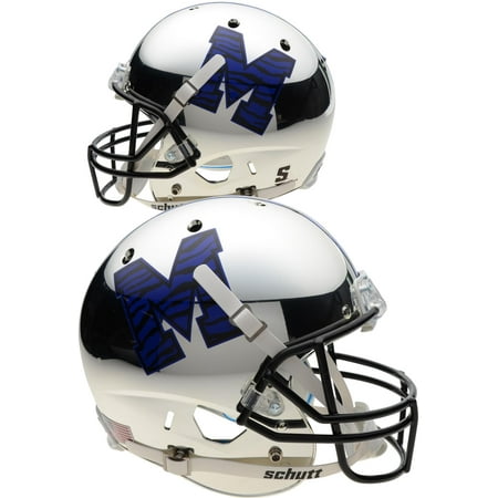 Memphis Tigers Schutt Chrome Replica Football Helmet - Fanatics Authentic Certified