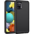 thumbnail image 1 of czcpp-for Galaxy A51 5G Case,Shockproof Dropproof Dustproof 3-Layer Full Body Protection Rugged Heavy Duty High Impact Hard Cover Case for Samsung Galaxy A51 4g 6.5 inch,Black, 1 of 4