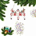 thumbnail image 2 of Fridja Christmas Ornaments Christmas Tree Accessories Ornaments Wooden English Letters Merry Christmas Snowflake Ornaments Wooden Bell Pendant, 2 of 8