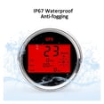 thumbnail image 4 of 85mm Digital Boat Motorcycle Car Speedometer Gau 0~999 Knots MPH Km/h Adjustable GPS Speed Gau With Backlight +GPS Sensor ,High Precision, 4 of 7