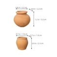 thumbnail image 3 of 6Pcs Terracotta Pots Clay Pots Terracotta Succulent Pots Small Planter Mini Succulent Pots, 3 of 8
