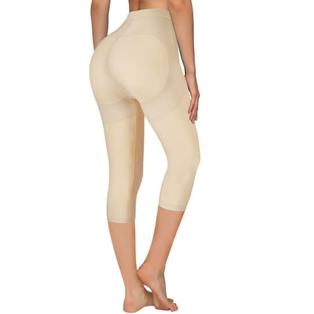

Eleady Butt Lifter Thigh Slimmer Panties For Women Hi-Waist Waist Trainer Shapewear Tummy Control Body Shaper Shorts(Beige XX-Large)