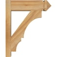 thumbnail image 3 of Ekena Millwork 6"W x 18"D x 22"H Balboa Rough Sawn Arts and Crafts Outlooker, Western Red Cedar, 3 of 4