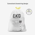thumbnail image 3 of EKO Bolsas de Basura Tamaño F. 40-60 Litros. Rollo 60 unidades. Caja dosificación fácil. Compatible con bote de basura EKO, uso en cocina, doméstico, extrafuertes, con cordón EKO NA, 3 of 8
