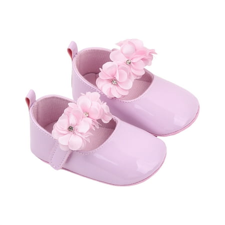 

Sprifallbaby Infant Baby Girls Cute Moccasinss Shoes Soft Sole Flower Decor PU Leather Flats First Walkers Non-Slip Summer Shoes 3-11M