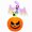 6ft Tall Pumpkin Ghost, variant on Firstness 6ft Tall Halloween Inflatable, Pumpkin Ghost with LED Light Flashing for Halloween Outdoor Holiday Yard Decorations