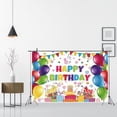 thumbnail image 2 of Feliz cumpleaños Banner fondo de cumpleaños decoración de la fiesta de la fiesta con el fondo del globo, 2 of 6