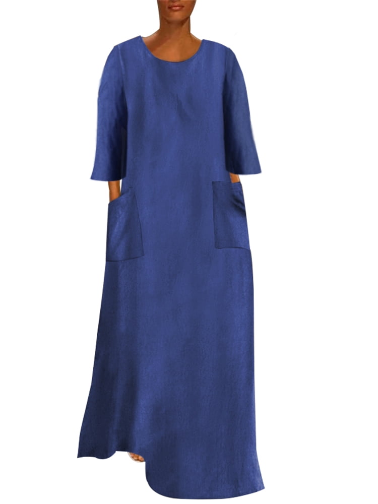 walmart light blue dress