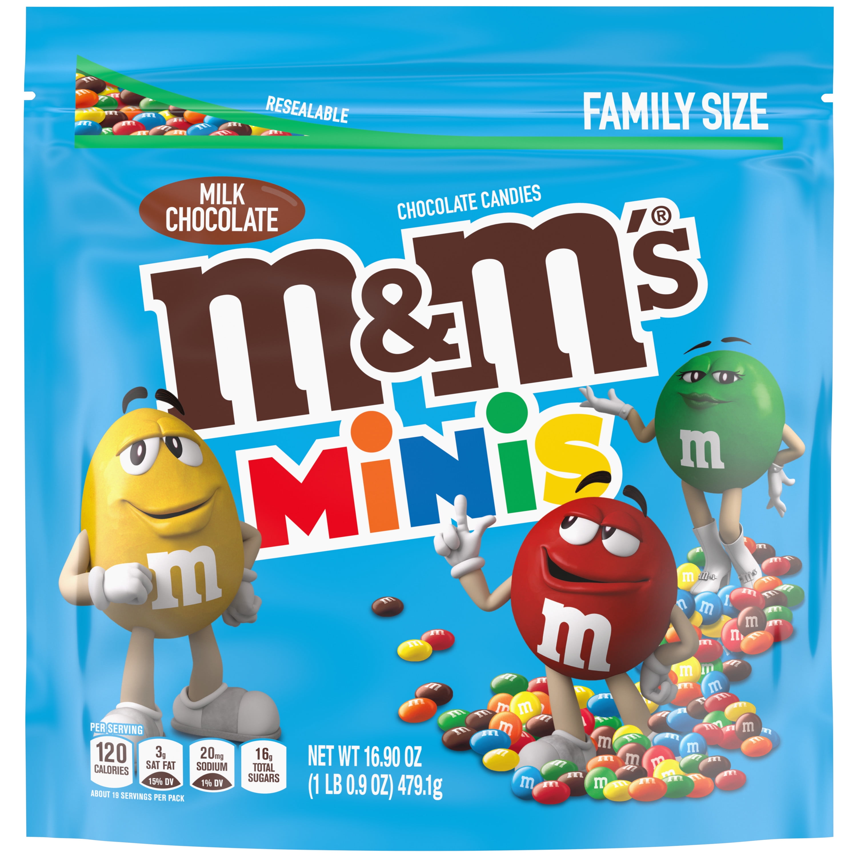 M&M's 50% Cacao Dark Chocolate Candy - 19.2 oz Bag - DroneUp Delivery