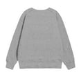 thumbnail image 7 of SERTG Boys Girls Kids Solid Color Round Neck Pullover Long Sleeve Casual Everyday Outerwear Spring Fall Comfortable Tops for Children(Gray,13 Years), 7 of 7