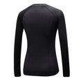 thumbnail image 2 of Bangus Women's Thermal Long Sleeve Quick Dry Shirts Compression Baselayer Tops, 2 of 5
