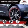 thumbnail image 2 of RimPro-Tec Rim Protector Car Rim, Silver Outer with 4X Inner Red From 13” To 22”, 2 of 7