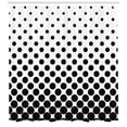 thumbnail image 3 of Ambesonne White Shower Curtain, Minimalist Polka Dots, 69"Wx75"L, White, 3 of 3