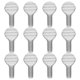 thumbnail image 5 of 12 tornillos de mariposa de acero inoxidable - Tornillos para horquilla de asador, repuesto para la parrilla giratoria de freidoras de aire - Accesorios para hornos y parrillas de cocina, 5 of 8