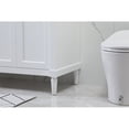 thumbnail image 5 of Elegant Decor Bennett 72" Aluminum MDF Double Bathroom Vanity in White, 5 of 8