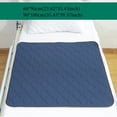 thumbnail image 1 of YOPTOP 1 Pce Grande Grande Taille Tapis d'Allaitement Lavable - sous-Tapis Réutilisables pour Soins de l'Incontinence - Protège-Tapis Antidérapant Imperméable avec Conception de Nettoyage Facile pour Personnes Âgées et Adultes, Bleu Marine, 1 of 6