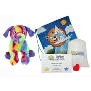 make your own stuffed animal candy the dog 16" - no sew - kit with cute backpack!