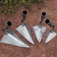thumbnail image 4 of Triangle Garden Hoe, Warren Hoe, Flower Vegetable Planting Hoe, Stainless Steel Weed Remover Edger Lawn Tool, Gardening Hand Tools Hoe for Ridging Weeding Digging Loosening Edging Soil, 4 of 8