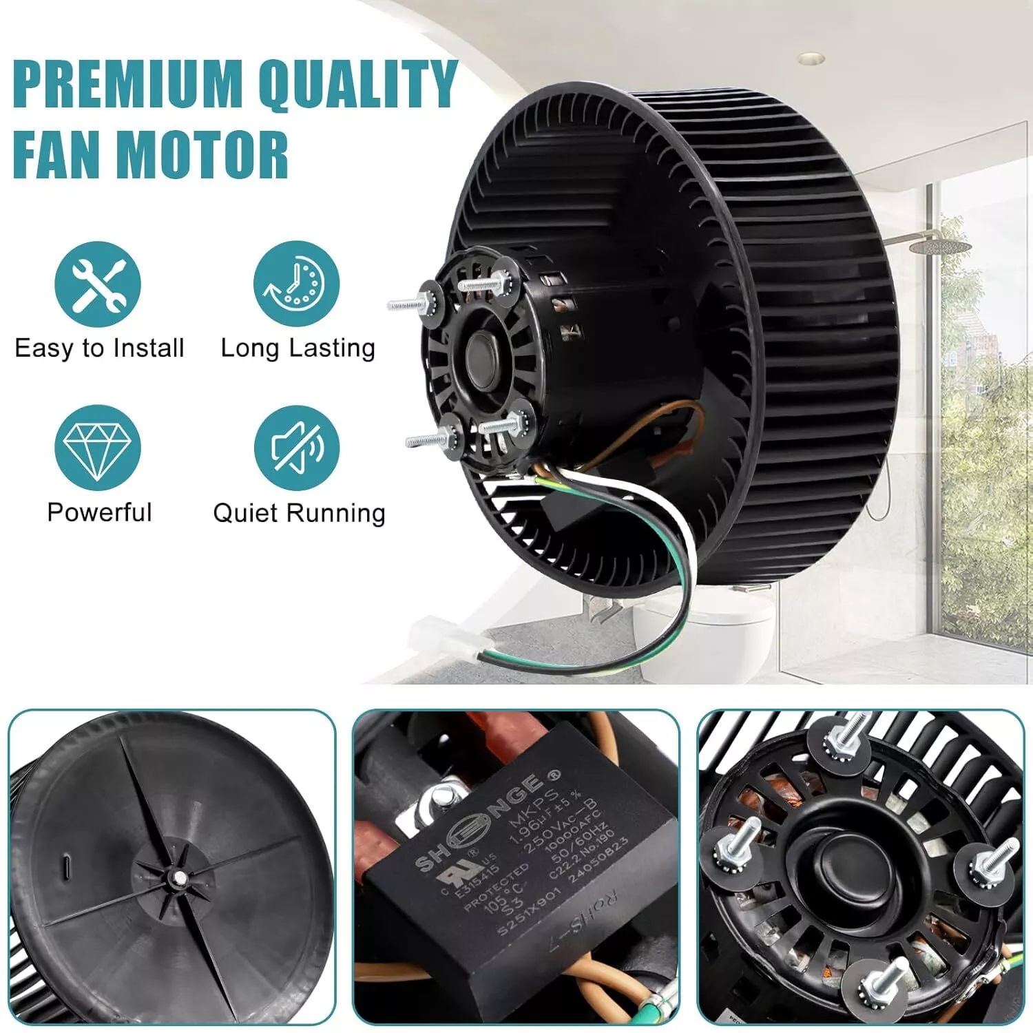 S97016621, 99080568 Replacement Motor for Broan Nutone