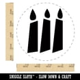 thumbnail image 2 of Birthday Candle Trio Solid Rubber Stamp for Scrapbooking Crafting Stamping - Large 1-1/4 Inch, 2 of 7