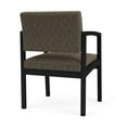thumbnail image 5 of Lenox Fauteuil d'Invité en Acier pour Réception, Salle d'Attente, Soins de Santé / Acier Noir / Brun, 5 of 5