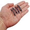 thumbnail image 3 of Colgadores de cuadros con dientes de sierra, 100 piezas, gancho para colgar cuadros pequeños, colgadores de cuadros negros con tornillos, soluciones para colgar cuadros, accesorios para colgar cuadros, 3 of 5