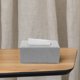 thumbnail image 4 of Elegante porta pañuelos de piel sintética, moderno dispensador de servilletas rectangular., 4 of 7