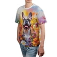 thumbnail image 4 of Welcome Spring Summer French Bulldog Portrait Flower Blue Sky All Over Print 3D Shirt Unisex Merch Dog Lover Gifts - 12001, 4 of 6