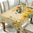 thumbnail image 4 of Ryvnso Honey Bee and Sunflower Rectangle Table Cloth Tablecover Dinning Tablecloth 60"x90", 4 of 8