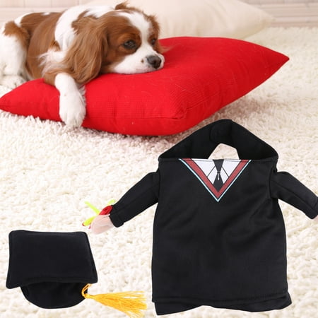 Yosoo Funny Pet Puppy Dog Cat Outfit Cosplay Bachelor Clothes Christmas Theme Party Costume,Funny Dog Cat Clothes,Pet Dog Clothes