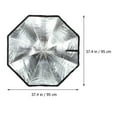 thumbnail image 2 of SEWCHICS Octagon Softbox Kit with Light 1Pack Adjustable for Speedlight Photography, 2 of 8