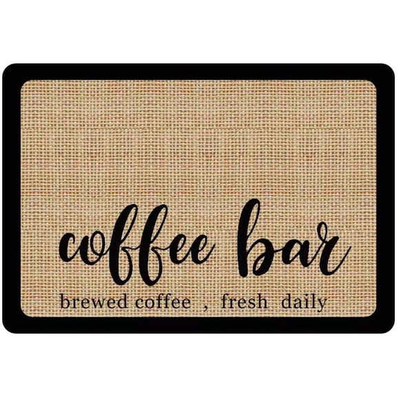Kitchen Drying Mat Coffee Maker Mat for Countertops Dish Drying Mats for Kitchen Counter Dish Drying Pad Coffee Mat Drying Mats for Countertop,20X24 Inch,Coffee