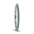 thumbnail image 2 of SZUL Women's 1MM Coin Edge Thin Wedding Band in 14K White Gold, 2 of 4