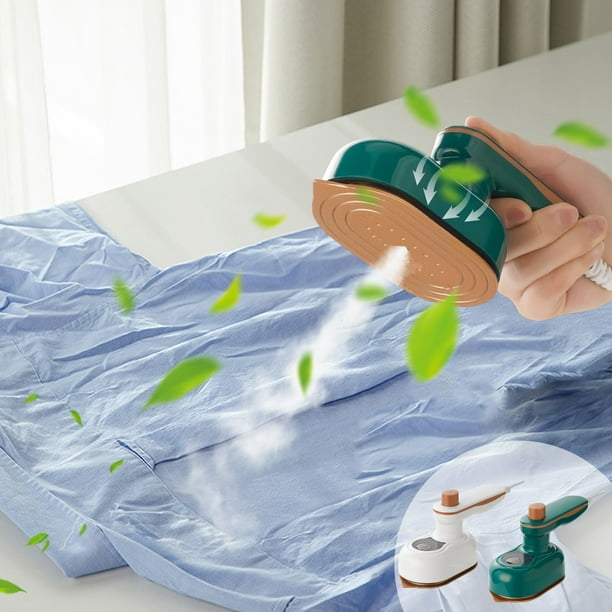 Mini Plancha de Vapor Portátil y Plegable para Viajes, Ideal para Colgar Ropa, Ideal para Dormitorios Pequeños.